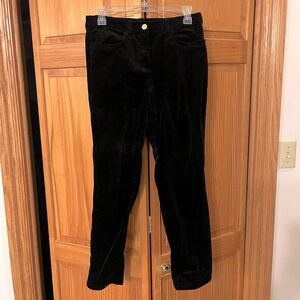 Brooks Brothers Corduroy Jean-Style Pants Black Sz 8 Barely Worn